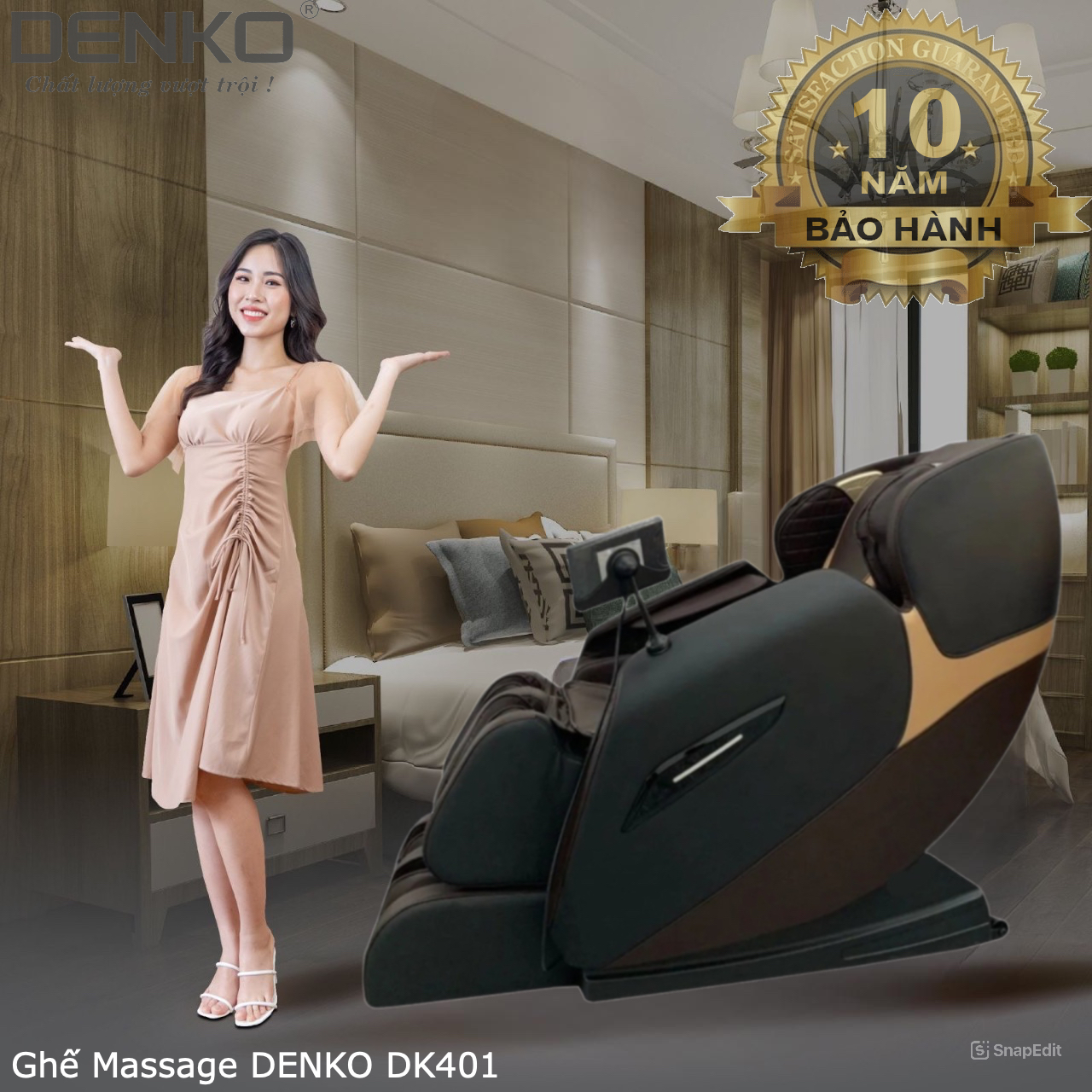 Ghế massage toàn thân 4D Denko DK401