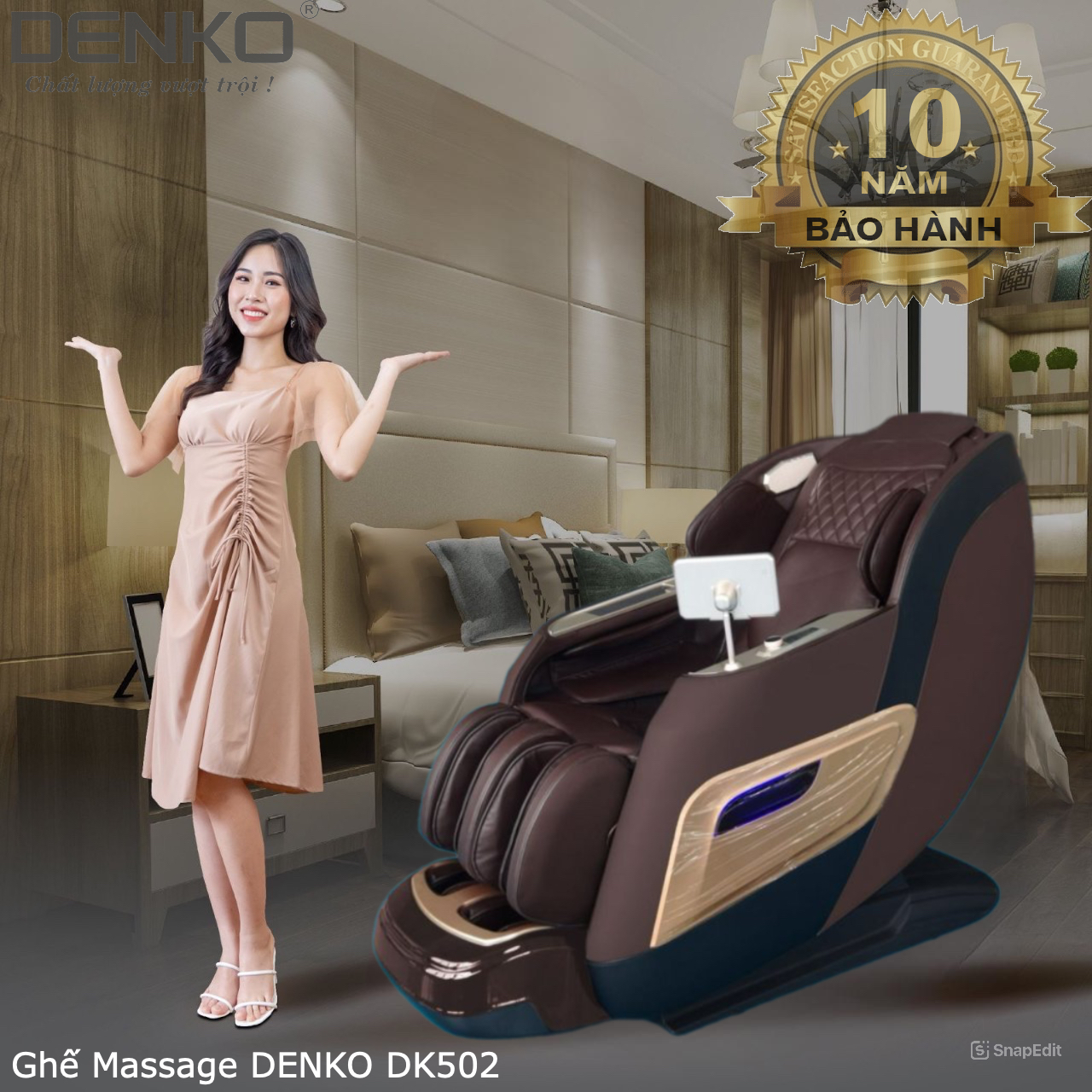 Ghế Massage toàn thân 5D Denko DK502