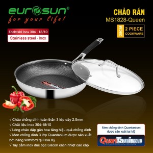 Chảo chống dính cao cấp Eurosun MS1828-Queen