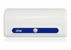 Bình nóng lạnh gián tiếp Ferroli 15 lit QQ EVO 15AE chống cặn,chống giật 2.500W