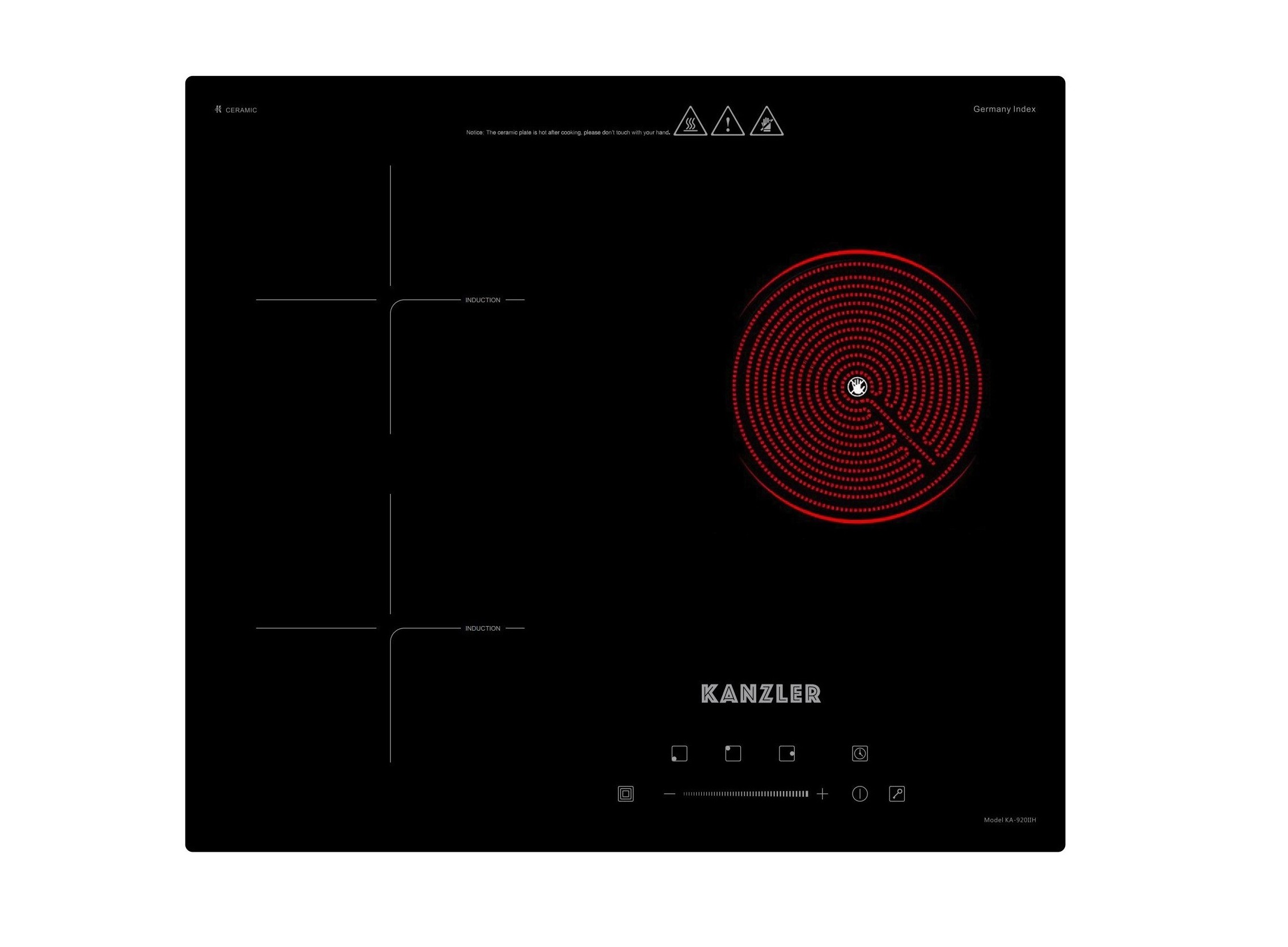 Bếp điện từ ba Kanzler KA-920IIH