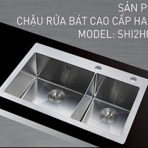 Chậu rửa inox Cao cấp Sơn Hà HD78460