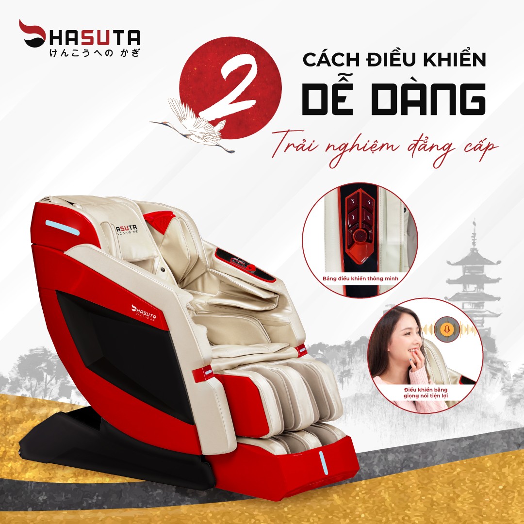 Ghế Massage toàn thân 4D Plus Hasuta HMC-920 Alexander