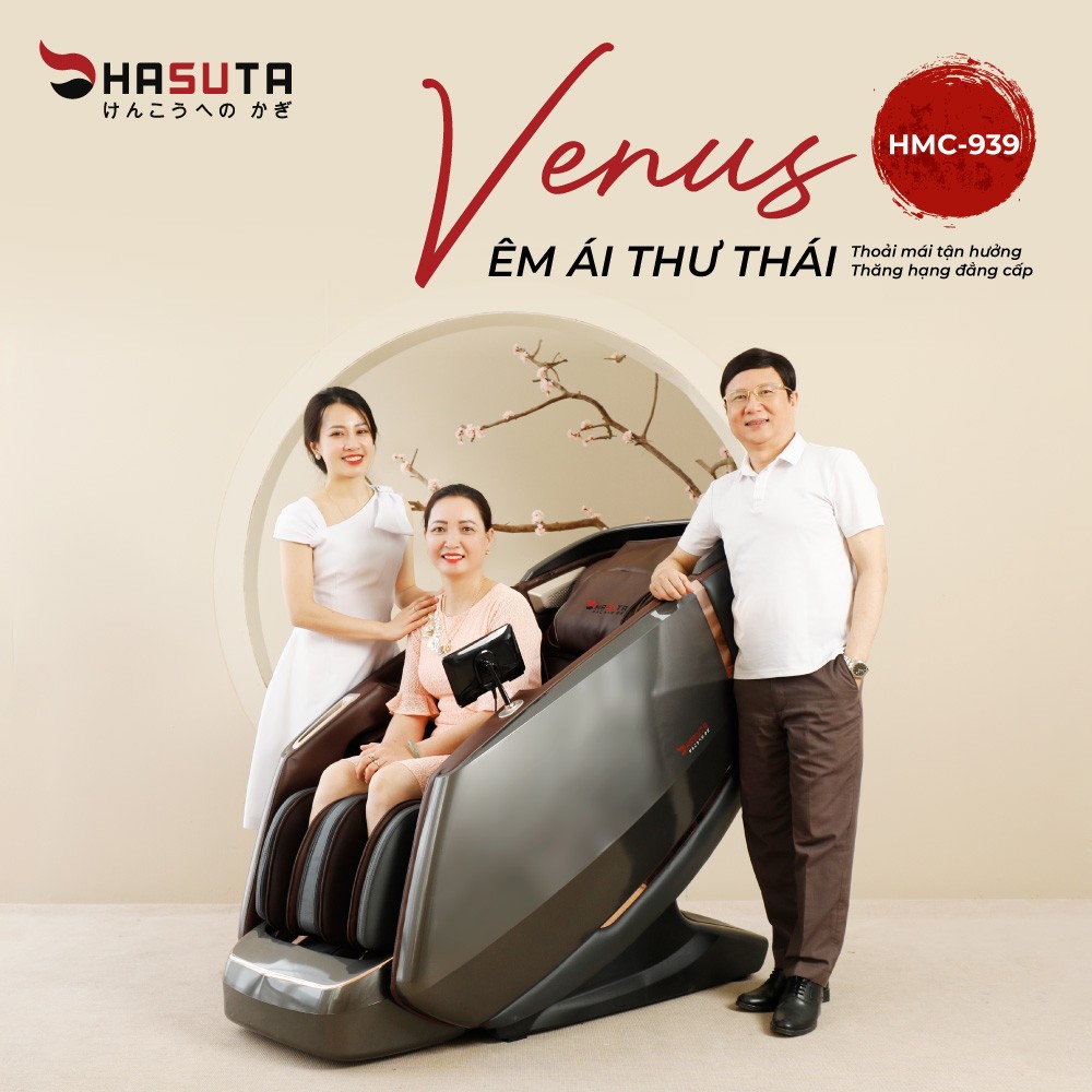 Ghế Massage toàn thân 4D Plus Hasuta HMC-939 Venus