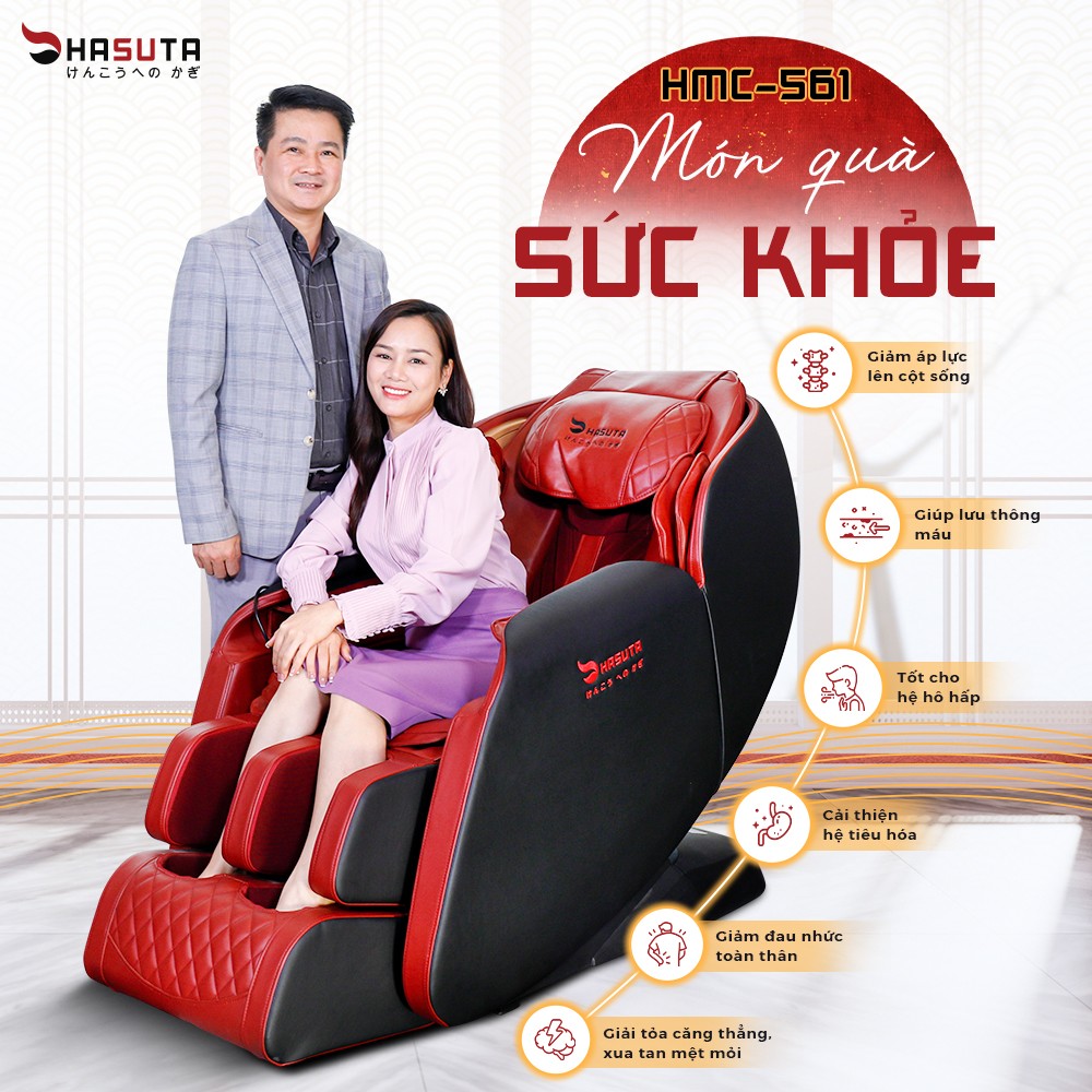 Ghế massage toàn thân 3D Hasuta HMC-561