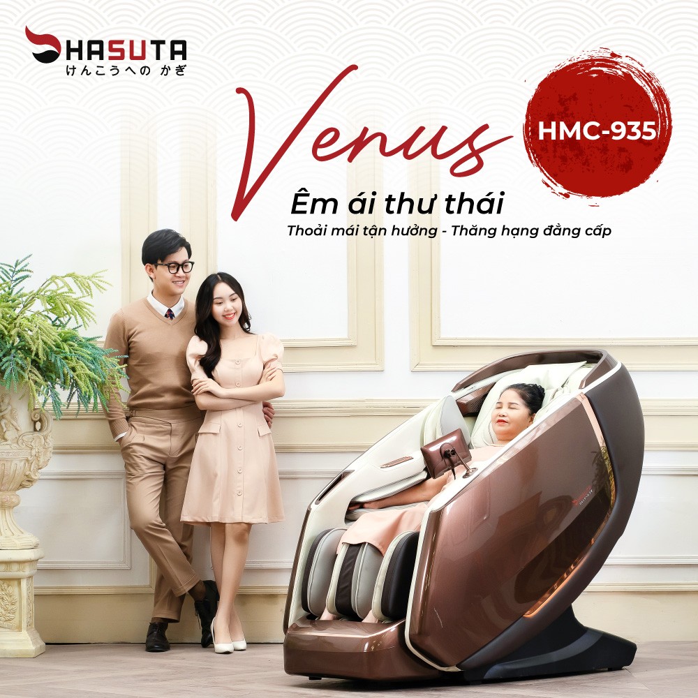 Ghế Massage toàn thân 4D Plus Hasuta HMC-935 Venus