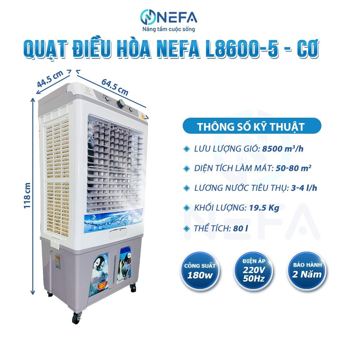 Quạt điều hòa không khí Nefa NF80C (L-8600C)