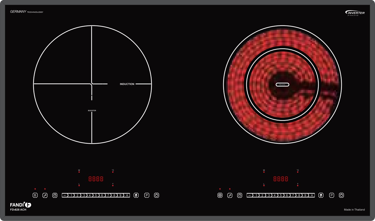 Bếp điện từ đôi Fandi FD-828 ACH