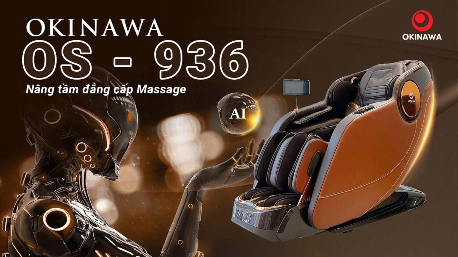 Ghế Massage toàn thân 6D Okinawa OS936