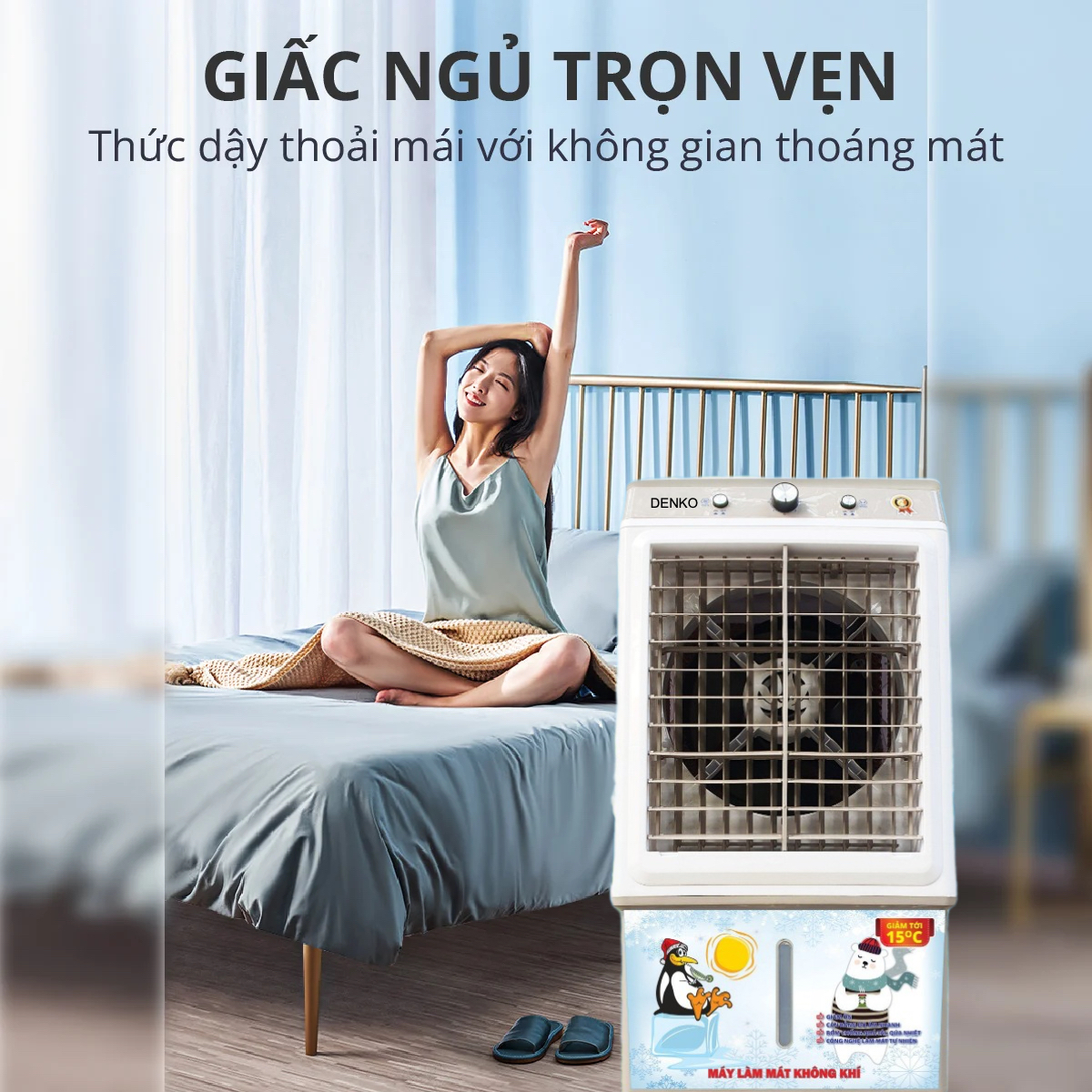 Quạt điều hòa không khí Denko DK6500C2