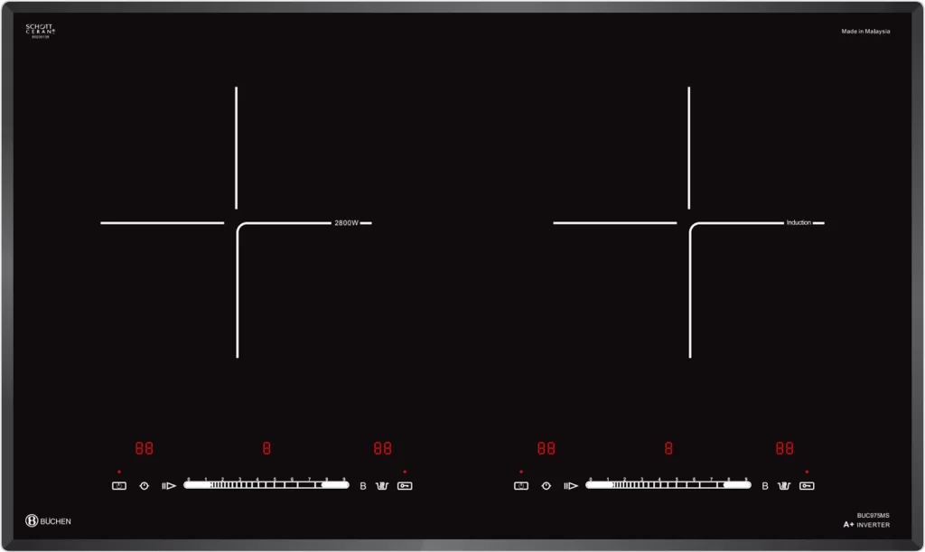 Bếp từ đôi Buchen BUC975MS