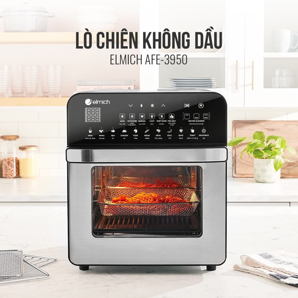 Lò chiên không dầu Elmich 14L AFE-3950