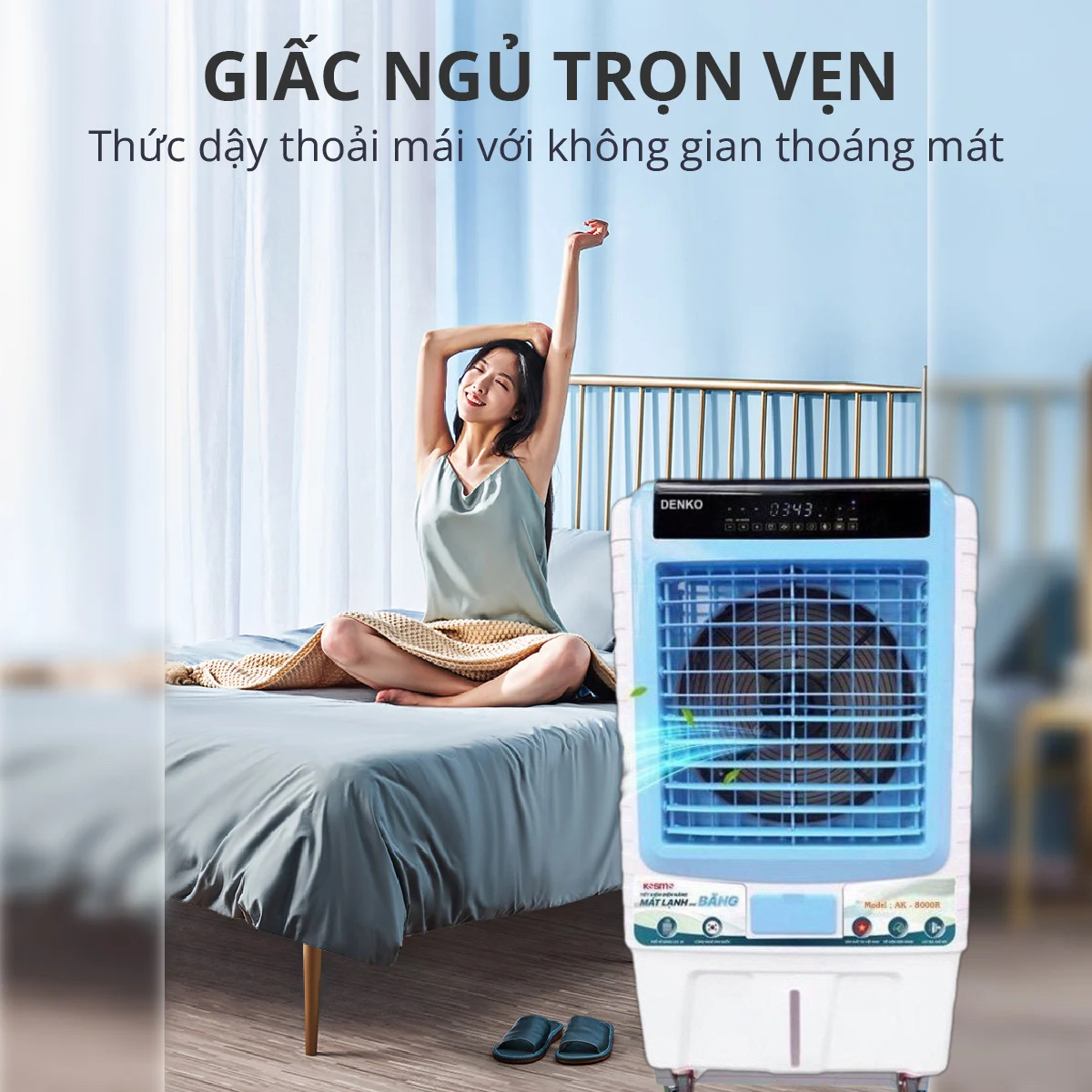 Có Nên Để Quạt Điều Hòa Không Khí Trong Phòng Ngủ?